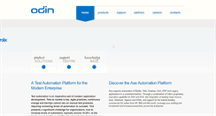 Desktop Screenshot of odintech.com